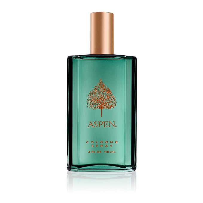 Aspen Cologne Spray, Vegan Formula, Cologne Spray, Woody Spicy Scent, 118 ml (4oz) (Pack of 2)