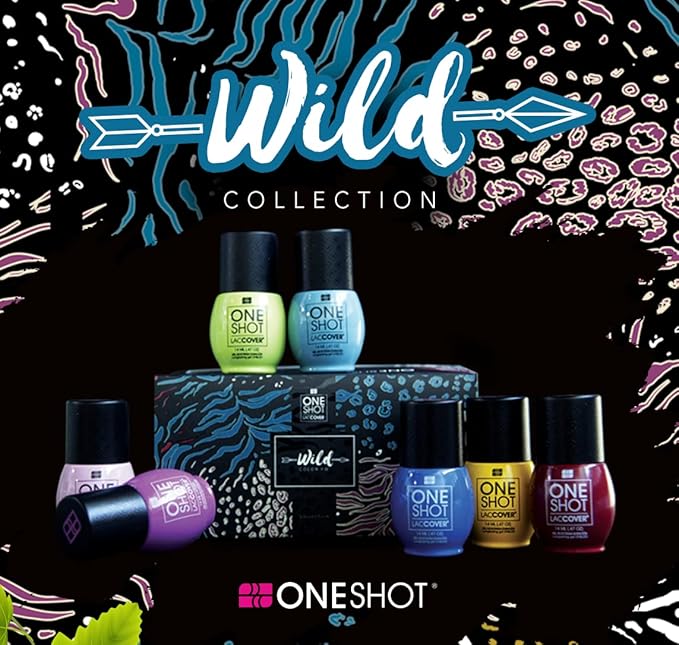 NAIL POLISH GEL SET WILD COLLECTION, 8 COLORS, 1/2 Fl Oz each one, by NAIL FACTORY