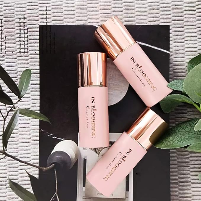 Contour Stick Makeup With Highlighter Blush Bronzer Sticks, Easy to Sculpt the Face and Create a Lightweight Finishing Makeup, Contour Stick Set for Beginners (Multiple, Large)