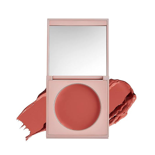 Sigma Beauty Cream Blush – Hydrating Cream Blush for Cheeks and Lips, Lightweight, Buildable Sheen Formula with Nourishing Ingredients (Pashmina, Salmon Rose Sheen)