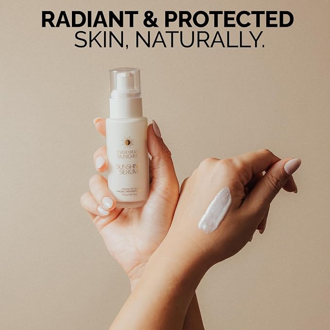 Sunshine Serum - Enriched Mineral Suncreen Serum - 1.69 fl oz - SPF 50 with skin hydrating squalane and Vitamin C - For All Skin Types and Skin Tones