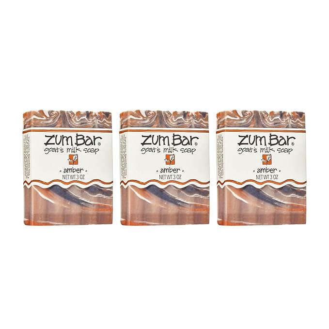 Zum Bar Goat's Milk Soap - Amber - 3 oz (3 Pack)