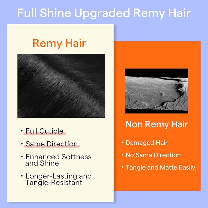 Full Shine Clip in Hair Extensions for Black Women Triple Weft Clip in Extensions Jet Black Hair Extensions Real Human Hair Short Straight Hair 10 Inch 7 Pcs 95 G