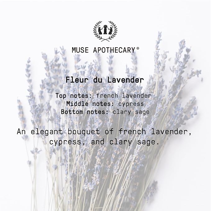 Muse Apothecary Hand Ritual - Aromatic and Nourishing Foaming Hand Soap, Infused with Natural Aromatherapy Essential Oils - USDA Certified Biobased - 11.5 oz, Fleur du Lavender