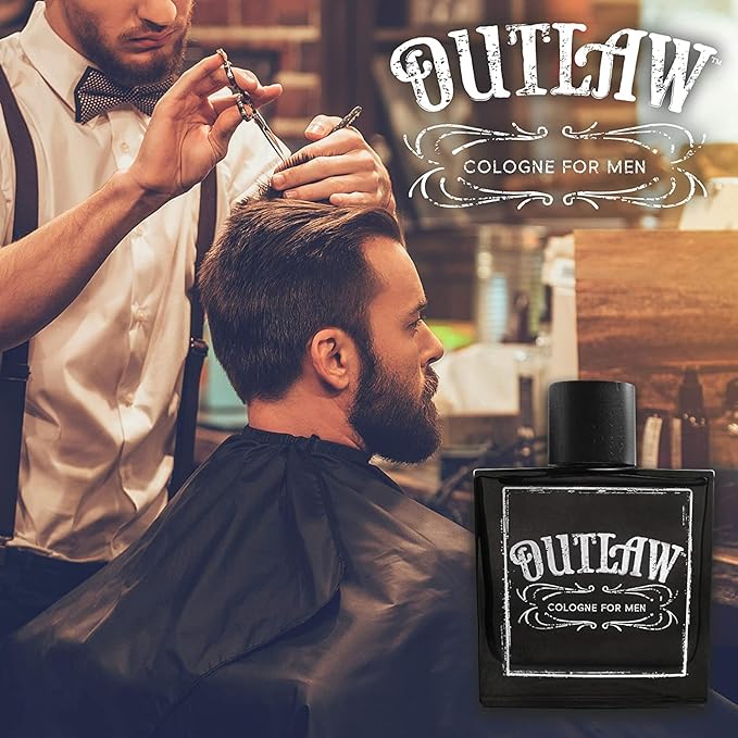 Tru Fragrance & Beauty Western Outlaw Men’s Cologne, 3.4 fl oz (100 ml) - Iconic, Masculine, Clean
