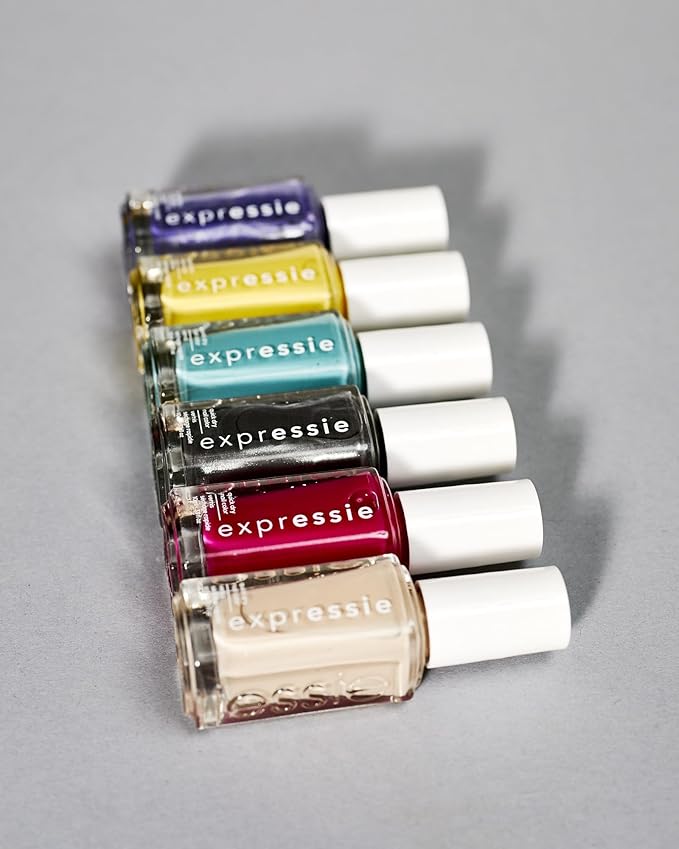 essie Expressie Nail Polish, Quick-Dry Muted Beige Nail Polish, Vegan, Millennium Momentum, 0.33 fl oz