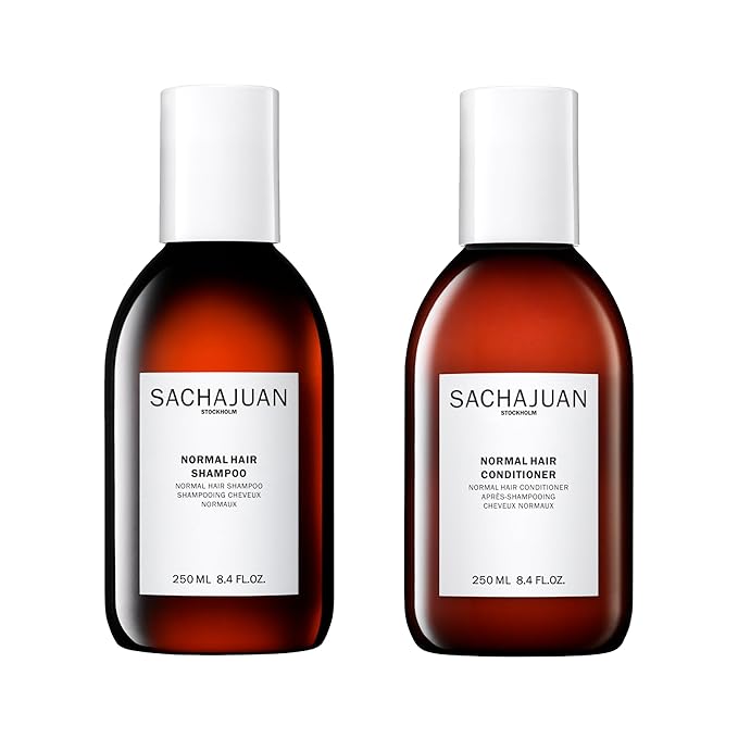SACHAJUAN Normal Hair Shampoo & Conditioner Set | Gentle Cleansing for Everyday Use | Adds Volume & Body | 8.45 oz (Set of 2)