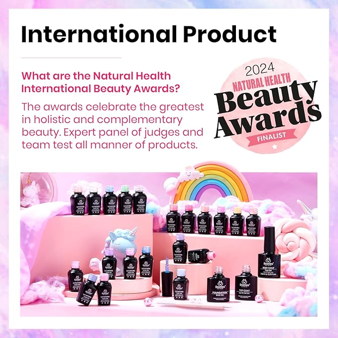 Beetles 24Pcs Gel Nail Polish Set, Pink Purple Pearl Pastel Blue Shimmer Chameleon Green Colors 2025 Spring Gel Polish Kit, 3Pcs Base Top Coat and Double-ended Brush Soak off UV