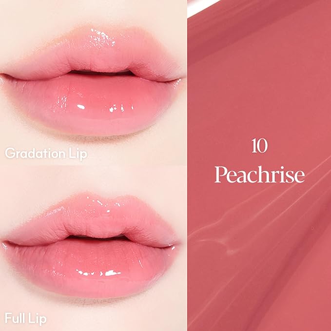 Espoir Lipstick Nowear Balming Glow #10 Peach Rise 0.1oz | Lightweight Moisturizing Lip | Long-Lasting Vibrant Color | Non-Sticky Softness for Chapped Lip Balm | Vegan Cruelty-Free | Korean Lip Makeup