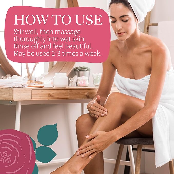 Saavy Naturals Bulgarian Rose Sugar Scrub Pack, Relaxing Rose Scented Body Sugar Scrub Exfoliator, Vegan Organic Body Scrub with Vitamin E, and More, Luxe Rose Scrub Gift Set-2 PACK