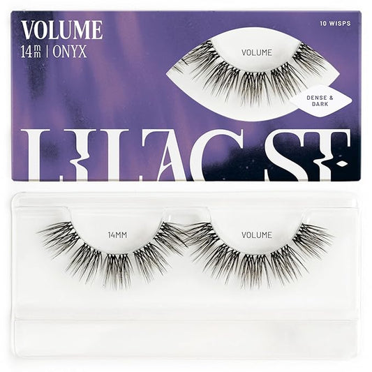 Lilac St - Volume Dramatic Faux Eyelash Clusters (14mm) - Dense & Distinctive Look - DIY Lash Extension Wisps - Lightweight & Lifelike - Lasts 10 Days - Korean Silk - Cruelty Free, Vegan - 10 Lashes