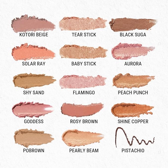 EYECROWN ARTCROQUIS STICK SHADOW, Buildable, glitter eye shadow, liner, cream [BABY STICK]