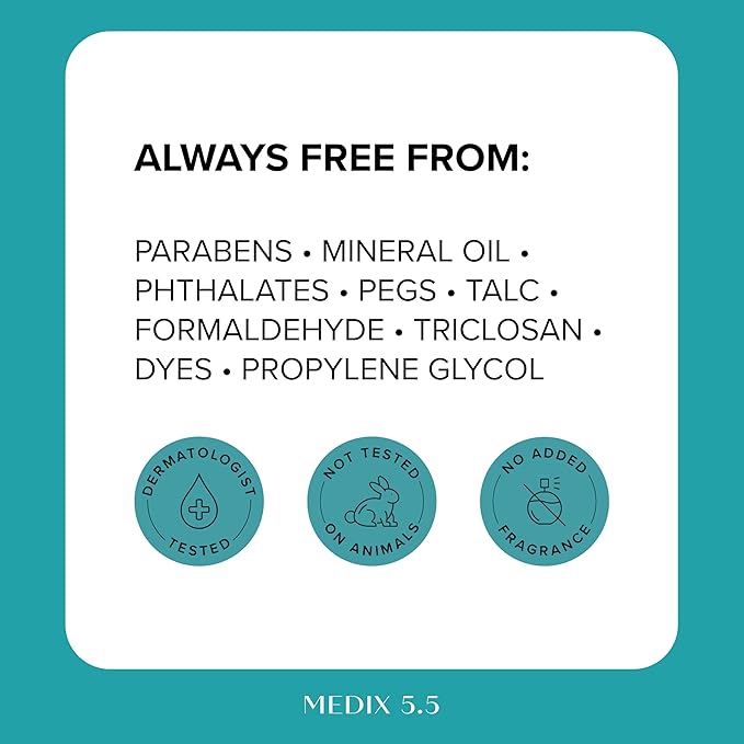 Medix 5.5 10% Glycolic Acid + Lactic Acid Leave-On Exfoliating Body Gel, AHA Exfoliant Body & Face Serum Refines + Softens Dry Dead Skin, Bumpy Skin, Uneven Skin Tone, KP Bumps, & Wrinkles, 2PC