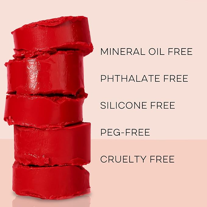 BOOM Beauty Boom Stick Parisian Red: 3-in-1 Cream Blush Stick for Eyes, Lips & Cheek, Long-Wearing Blendable & Building Color Vegan Lipstick Pen for All Skin