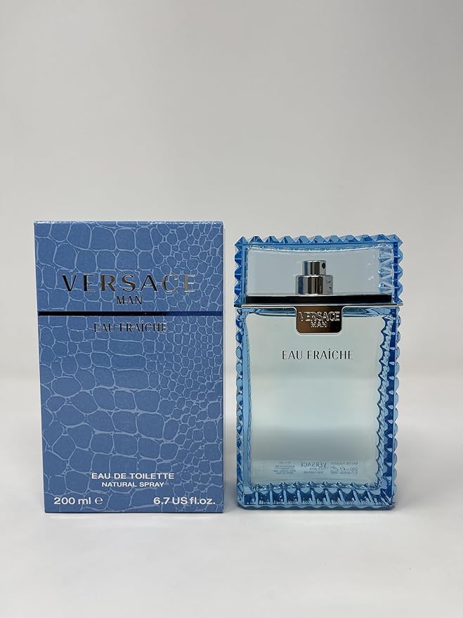 Versace Man by Versace Eau Fraiche Eau De Toilette Spray Blue 6.7 oz Men