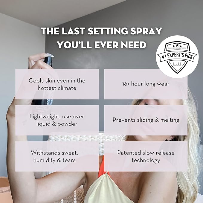 Skindinavia The Makeup Finishing Spray, Oil Control Makeup Setting Spray, All-Day Wear, Long-Lasting Up to 16+ Hours, Heat-Resistant & Waterproof, Fine Mist, 4.0 Oz