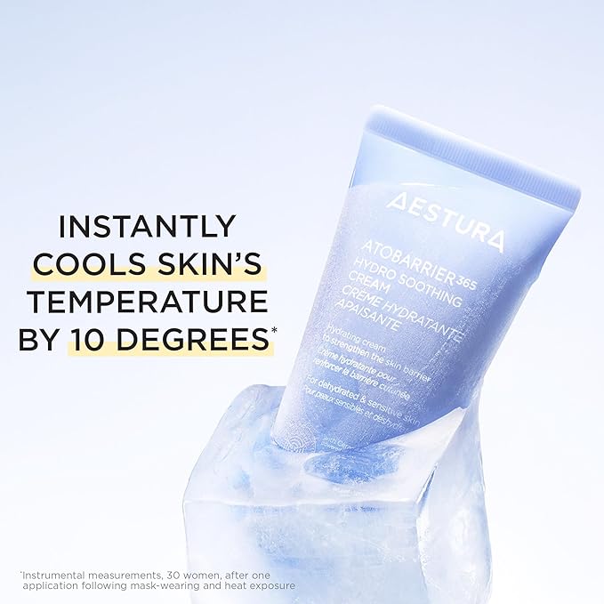 AESTURA ATOBARRIER365 Ceramide Hydro Soothing Cream | Lightweight Gel Moisturizer for Instant Cooling, Calming for Sensitive Skin, Quick Hydration, Non-comedogenic, 2.02 fl.oz.