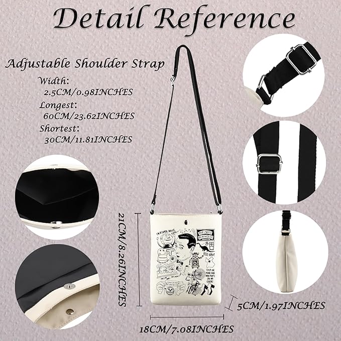 MNIGIU P-ee Herman Playhouse Tote Bag - P-ee Herman Fan Gift Merchandise