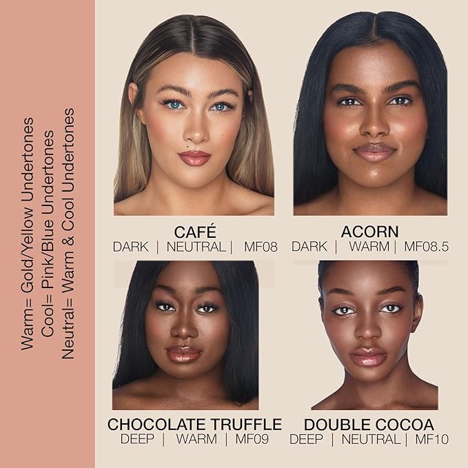 bellapierre Mineral Foundation SPF 15 - Loose Powder Foundation | Vegan & Cruelty Free Natural Makeup | Full Coverage Matte Finish | Hypoallergenic | Oil & Talc Free - 0.32 Oz - Café