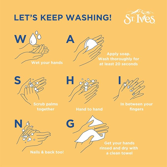 St. Ives Body Wash - Soothing Moisturizing Cleanser with Oatmeal & Shea Butter, Made with Plant-Based Cleansers and 100% Natural Extracts, 16 Oz Ea (Pack of 6)