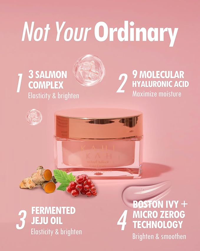 KAHI Wrinkle Bounce Core Cream Lotion | Hydrating Face Moisturizer | Korean Beauty Collagen Cream Daily Moisturizer for All Skin Types 1.69 fl oz