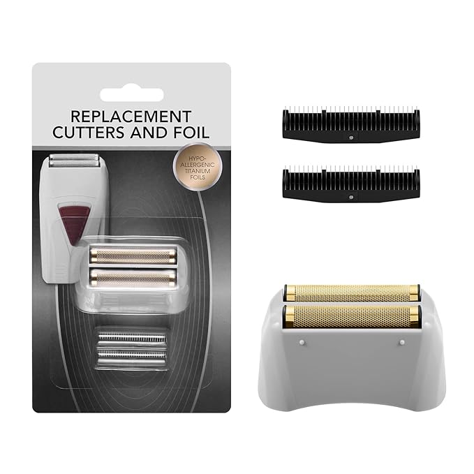 Pro Shaver Replacement Foil and Cutters Compatible with Andis ProFoil Lithium foil Shaver, Golden
