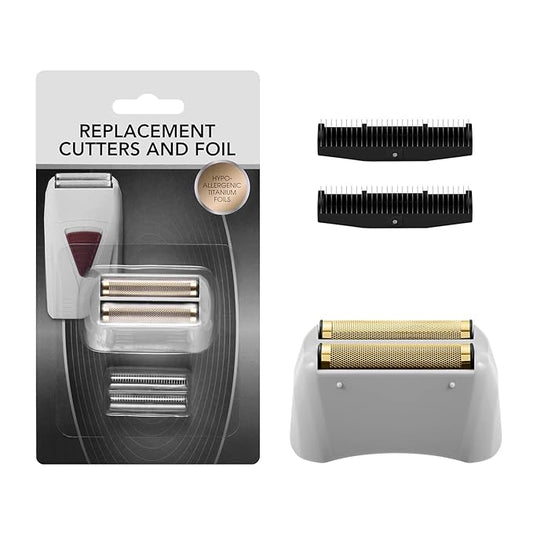 Pro Shaver Replacement Foil and Cutters Compatible with Andis ProFoil Lithium foil Shaver, Golden