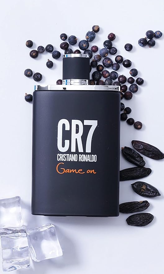 CR7 Game On Cristiano Ronaldo - Papaya, Ice, Cedar, and Cashmere Wood - Original Men's Fragrance Collection - 1 oz edt spray