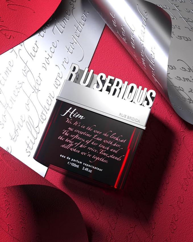 R U Serious Him Eau de Parfum Spray For Men, 3.4 Fl. Oz – Aromatic, Fresh, and Sensual Masculine Fragrance