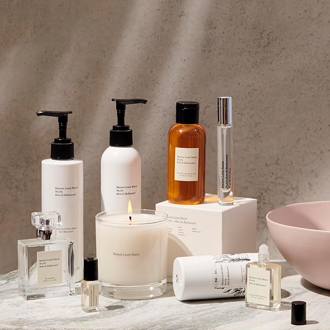 Maison Louis Marie - No.04 Bois de Balincourt Luxury 3-Piece Gift Set | Premium Clean Beauty + Non-Toxic Fragrance