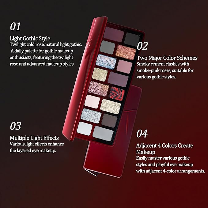 16-Color Natural Star Eye Shadow Palette Highly Pigmented, Long-Lasting, Blendable Makeup Palette Gift for Woman 09#Floating Life