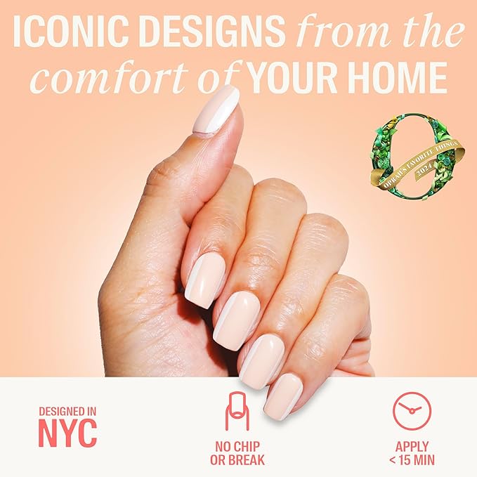 Chillhouse - Chill Tips Press on Nails Kit - She's the Prize Bundle (3-Pack) - 24 Nail Shapes & Sizes - Up to 3 Weeks Wear - Customizable Fit, Reusable - Latina Founded, Women Owned, Beauty, Self Care