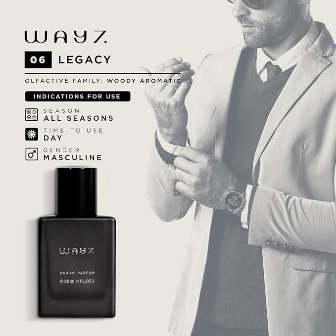 Eau De Parfum Legacy, Concentrated Fragrance, Long-Lasting Perfume For Women & Men- Replica Cologne, Paraben Free, Vegan Perfume Spray (30 ml | 1 fl. oz)