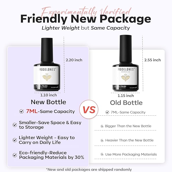 Modelones Purple Glitter Gel Nail Polish Set, 6 Colors Shimmer Violet Mermaid Gel Nail Cat Eye Sparkle Soak Off Led Nail Polish for Women Girl DIY Nail Art Gift