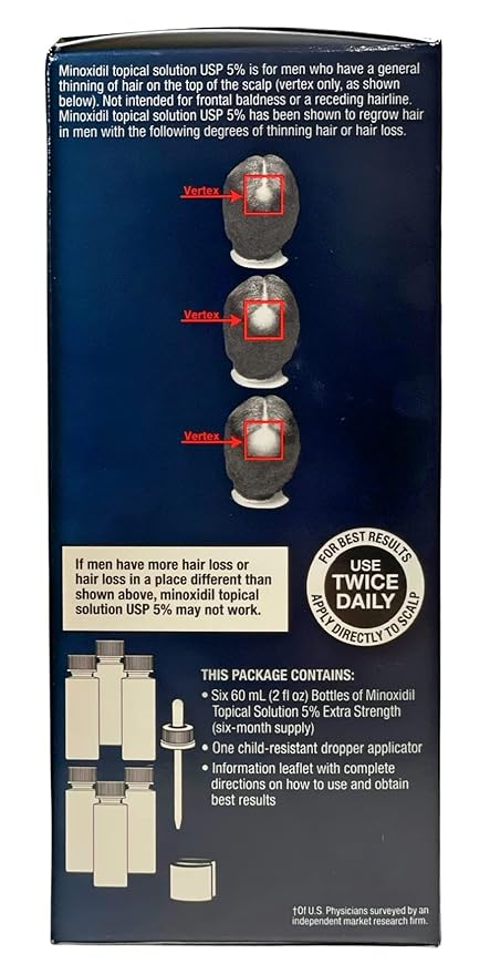 5 % Extra Strength, 2 Pack (3 Months Supply)