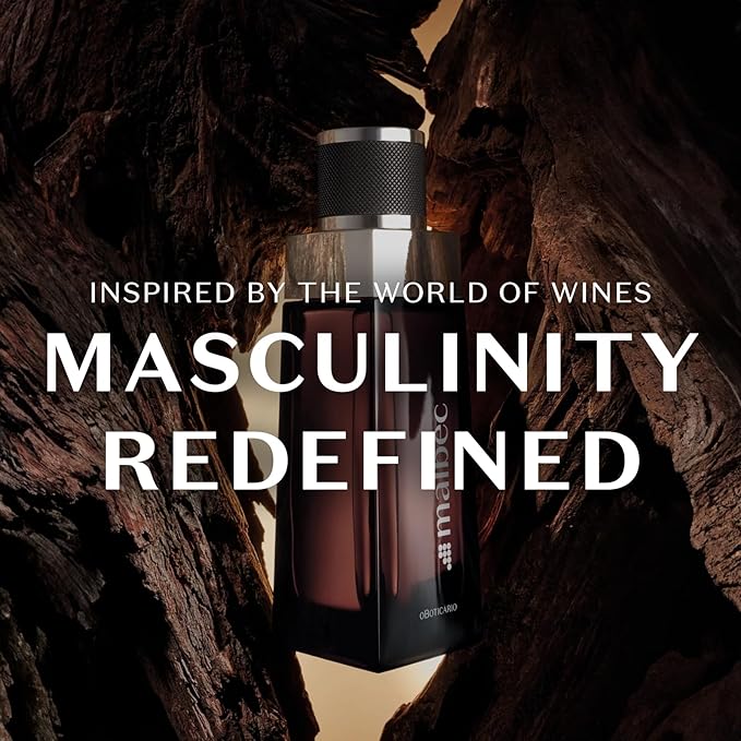 Malbec Eau de Toilette By O Boticario, Cologne For Men, Long-Lasting Fragrances, French Oak Barrel-Aged Red Wine & Woody Amber Perfume Scent, 3.4 Ounce