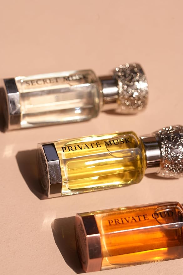 Swiss Arabian Private Musk - Luxury Products From Dubai - Lasting And Addictive Personal Perfume Oil Fragrance - A Seductive Signature Aroma - 0.4 Oz