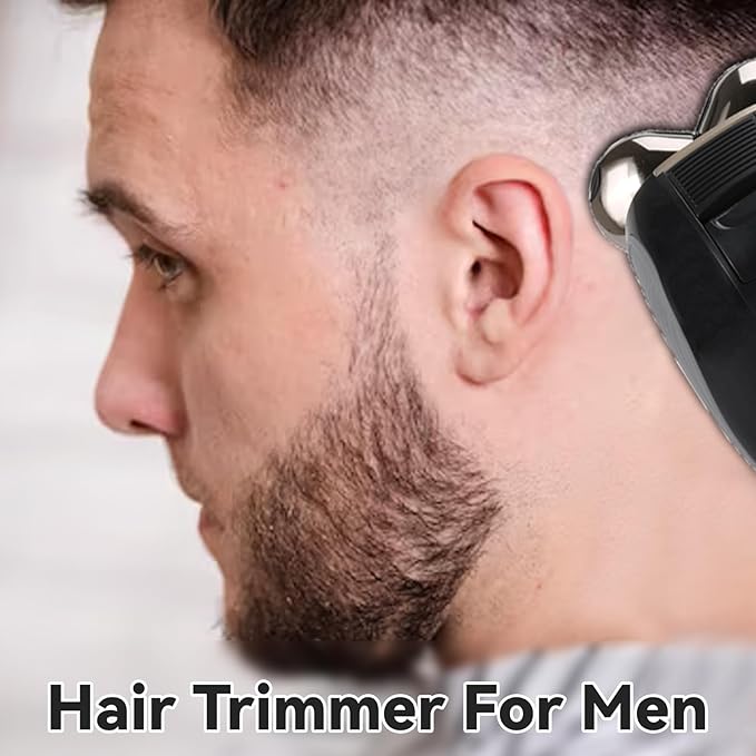 Head Shavers for Bald Men, 5 in 1 Electric Razor with Rechargeable Battery, Hair Clipper, Portable Travel Razor, Idea Gift for Men(Gold)