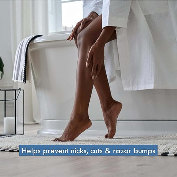 Aveeno Positively Smooth Moisturizing Shave Gel with Soy, Aloe & Vitamin E helps Prevent Nicks, Cuts & Razor Bumps, Creamy Shave Gel for a Close, Smooth Shave, Lightly Fragranced, 7 oz, 6 Pack