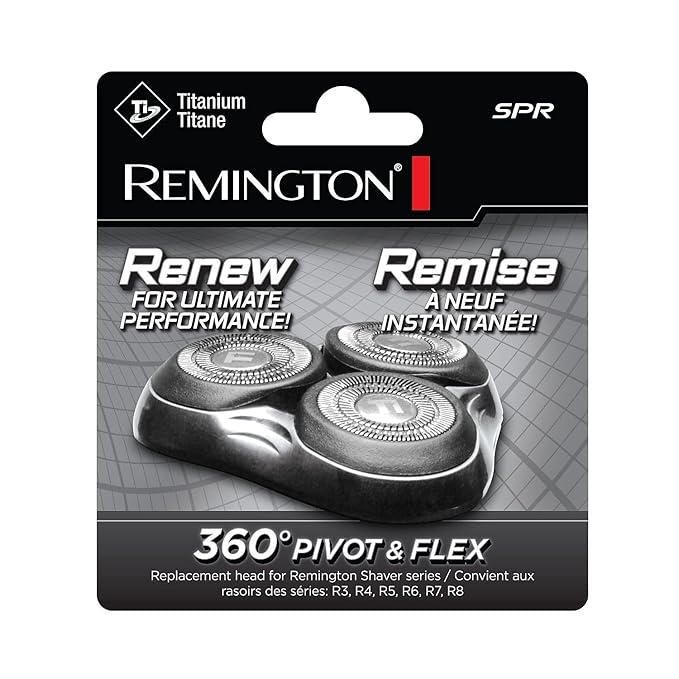 Remington SPRCDN Universal Rotary Replacement Shaver Head, Black