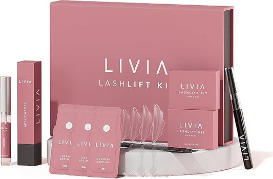 Eyelash Lift Kit – Instant, Salon-Quality Curls Without Harmful Hormones – Safe DIY Kit with 3 Applications – Long-Lasting Lift for Gorgeous Lashes in Minutes