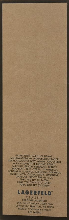 Karl Lagerfeld Paris for Men 3.3 Fl.Ounce EDT Spray (KL001A01) (Pack of 2)