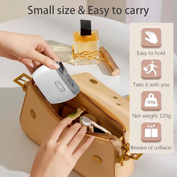 Electric Nail Clipper Trimmer for Adults: Rechargeable Baby Nail Trimmer Electric 2-in-1 Cutting and Grinding 2-Speed Nail Drill File with LED Light for Men Women Kid Seniors