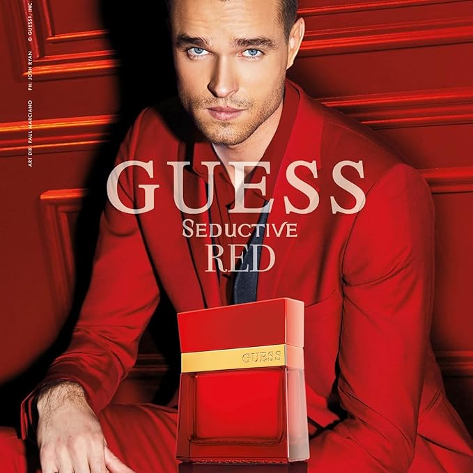 Guess Seductive Red Men/Homme Eau de Toilette Cologne Spray For Men, 1.7 Fl. Oz.