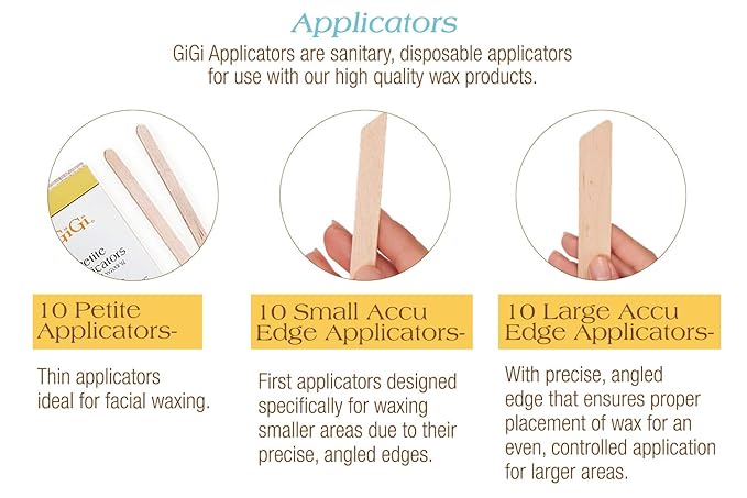 GiGi Brazilian Waxing Kit - At-Home Hair Removal Kit with Warmer, Hard Wax, and Pre & Post Treatments for Face, Bikini, and Body, 1-set