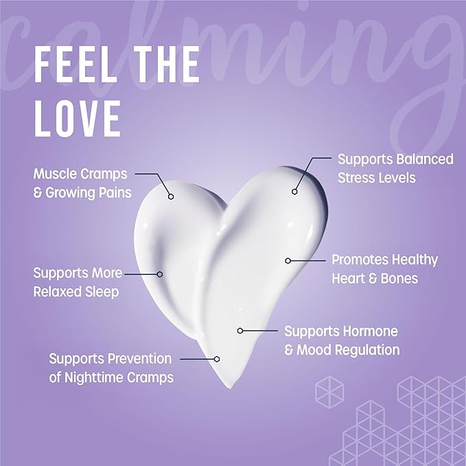 Melatonin + Lavender Magnesium Lotion for Sleep | 250 mg Magnesium and 3 mg Melatonin per Teaspoon | 6 oz Bottle of Lavender Lotion | Proudly Made in America