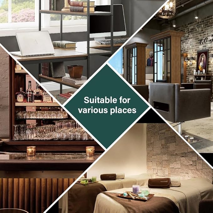 Black PU Leather Swivel Stool with Wheel Perfect for Salon Work Home SPA Shop Height-Adjustable and Cost-Effective Rolling Stool Chair Small (Black)