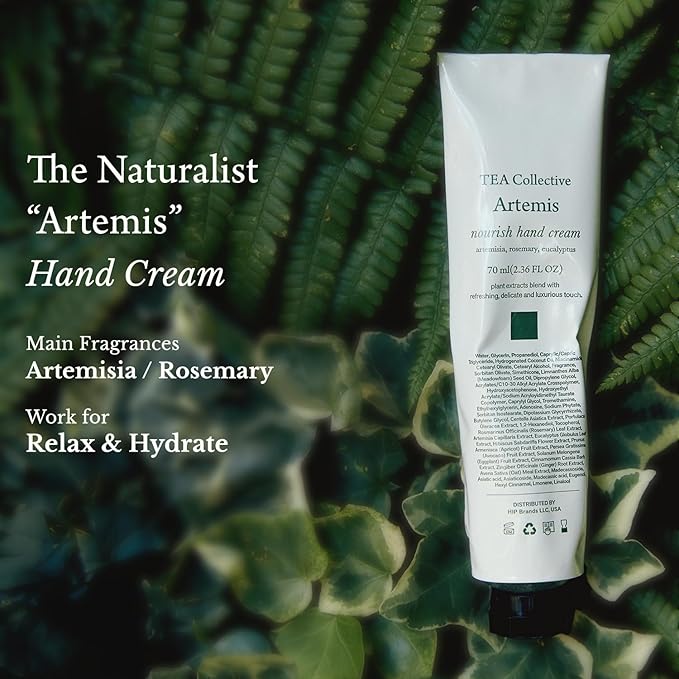 Artemis Nourish Hand Cream | Artemisia, Rosemary, Eucalyptus | 2.36 Fl Oz | Product of Korea