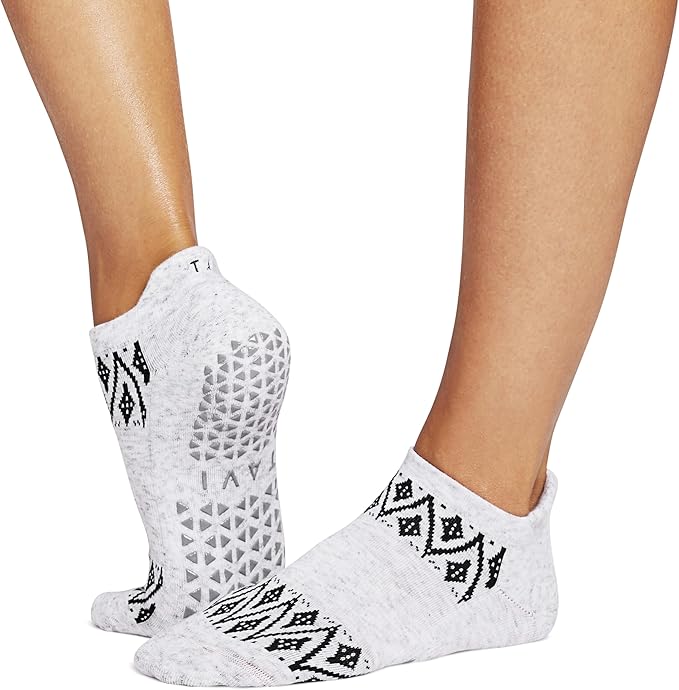 TAVI Women’s Savvy Grip Socks - Pilates for Women, Slipper, Yoga, and Ballet, Barre