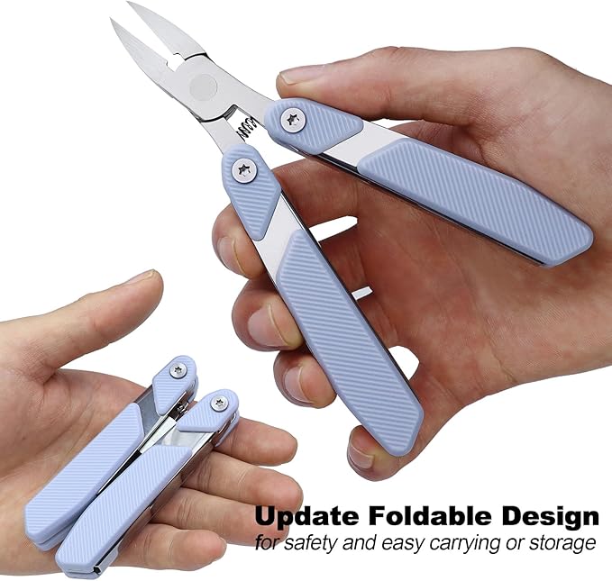 Nail Clippers for Thick & Ingrown Toenails,Portable Folding Design Heavy Duty Toenail Clippers,Powerful and Easy Use for Men Seniors